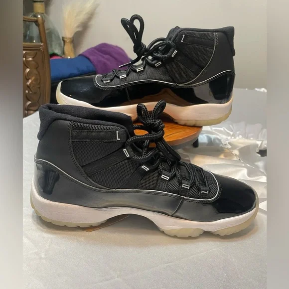 JORDAN 11 RETRO JUBILEE 25TH ANNIVERSARY Bubba gum bottom men 10.5 sneaker shoe - Picture 11 of 17